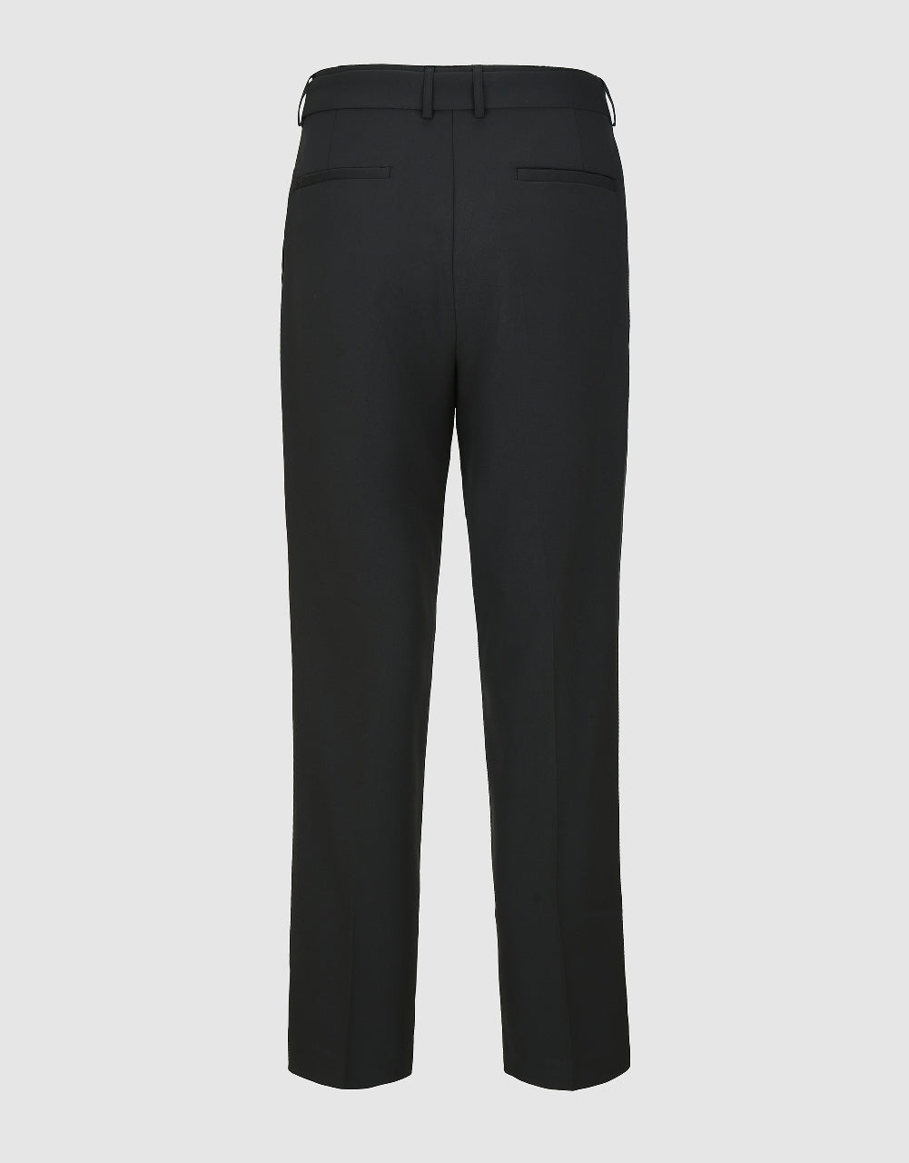 Straight Pants With Belt