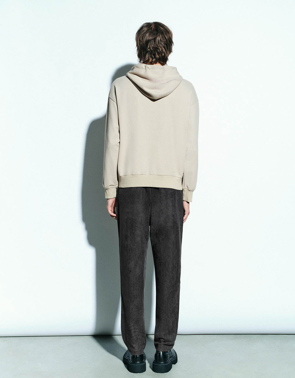 Drawstring Waist Knitted Straight Pants