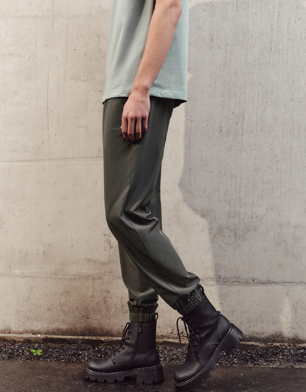 Drawstring Waist Jogger Pants