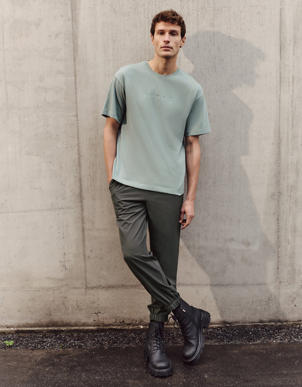 Drawstring Waist Jogger Pants