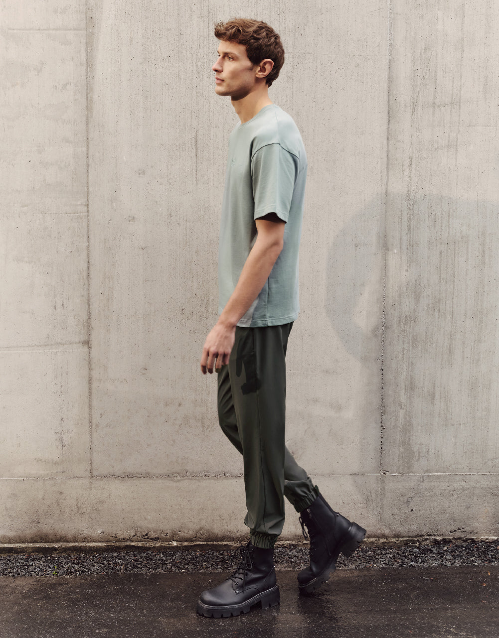 Drawstring Waist Jogger Pants