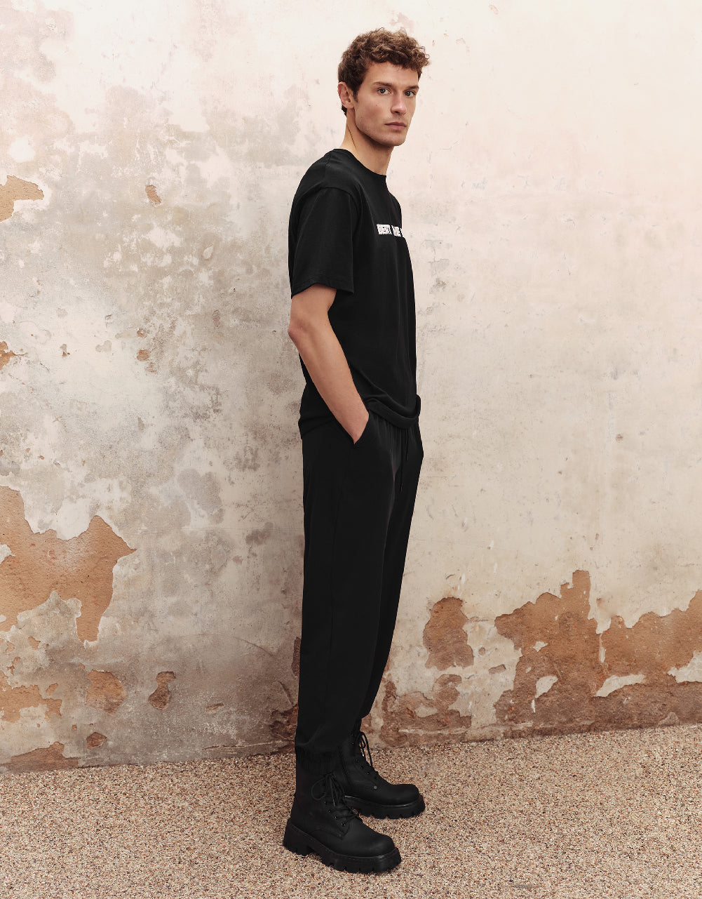 Drawstring Waist Jogger Pants