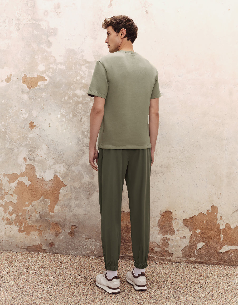Drawstring Waist Jogger Pants