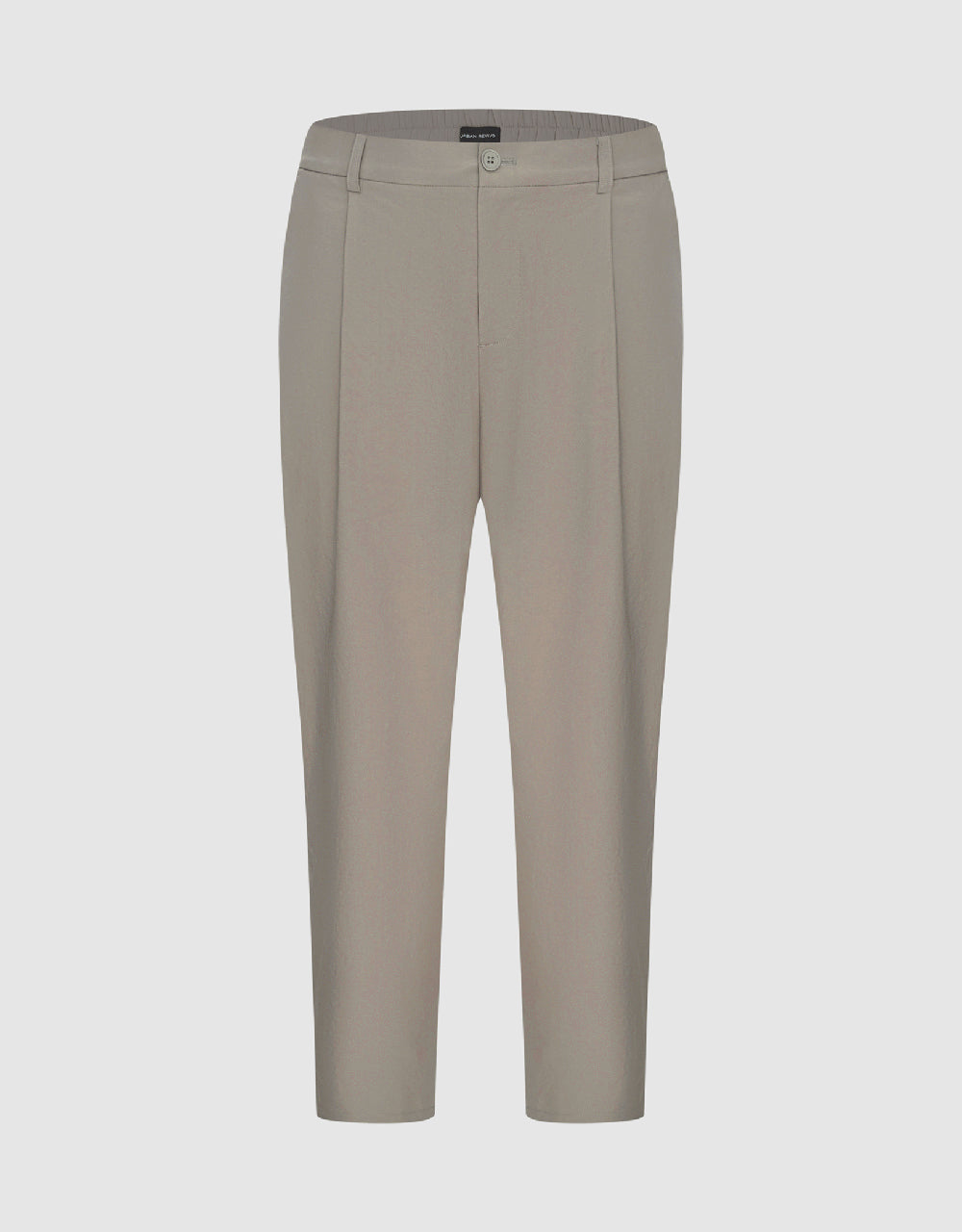 Mid-Waist Straight Pants