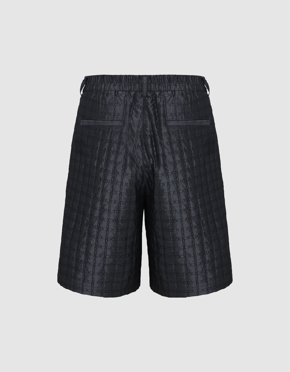 Textured Oversized Shorts