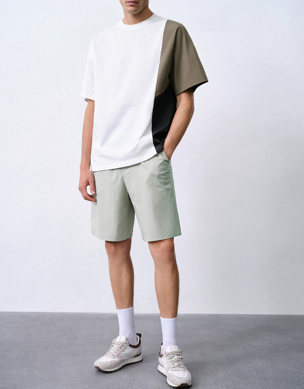 Drawstring Waist Shorts