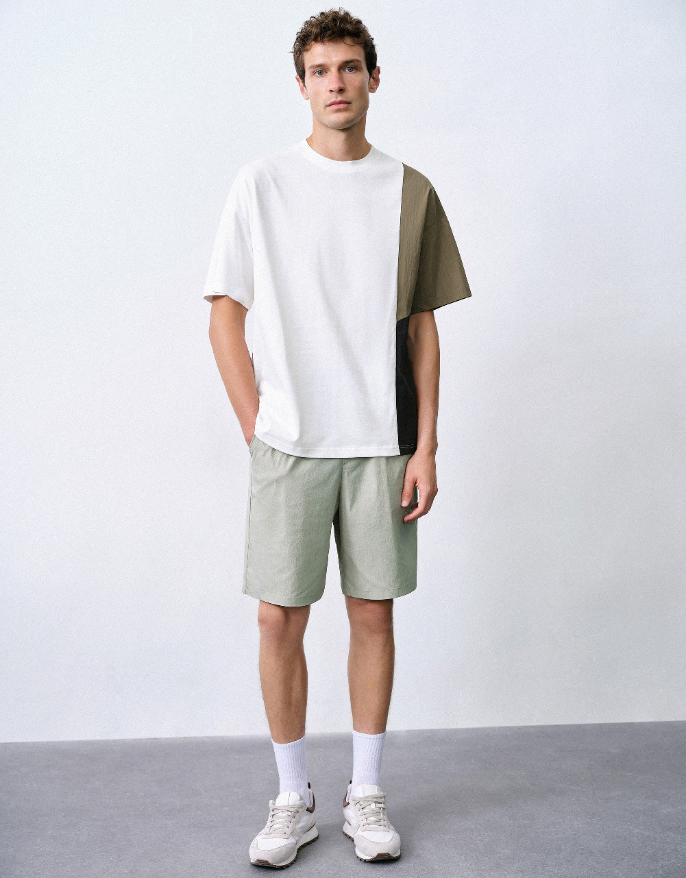Drawstring Waist Shorts