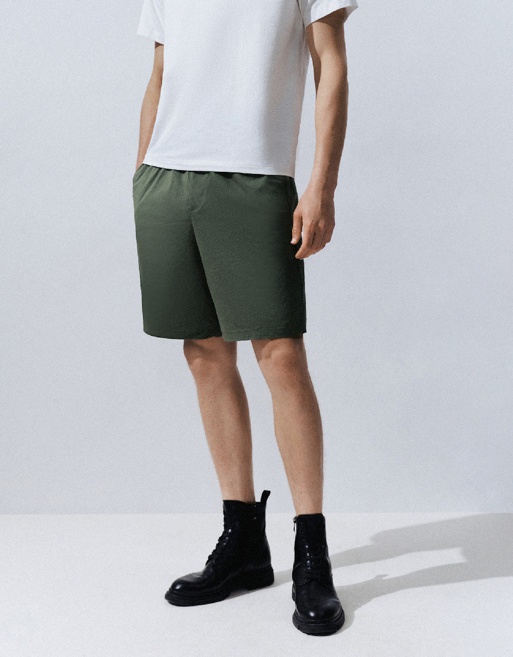 Drawstring Waist Shorts