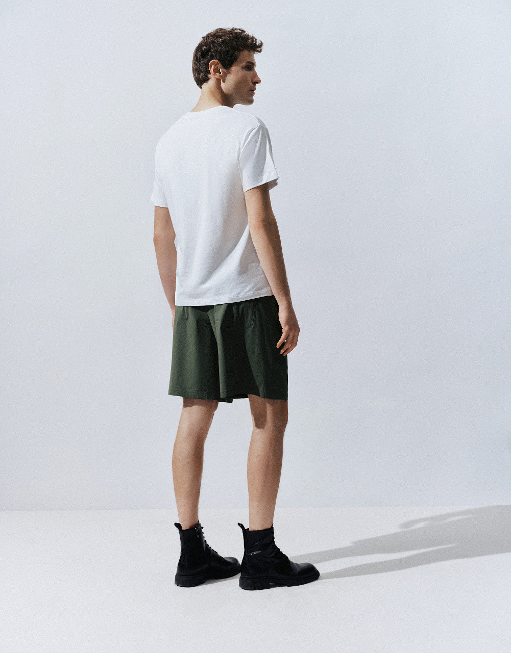 Drawstring Waist Shorts