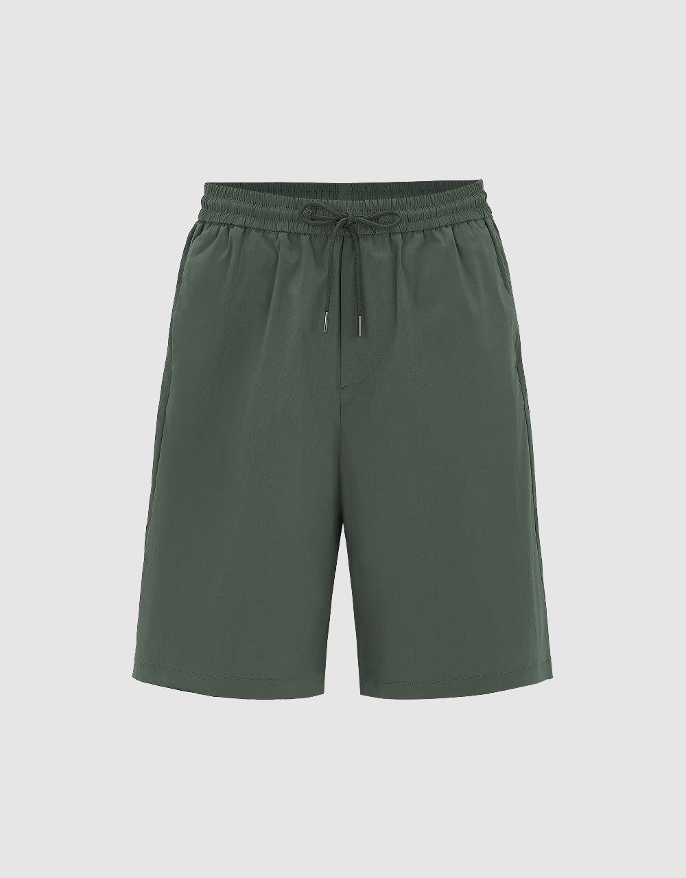 Drawstring Waist Shorts