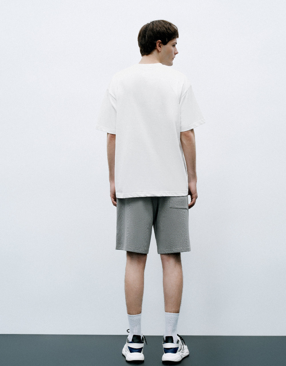 Drawstring Waist Knitted Shorts
