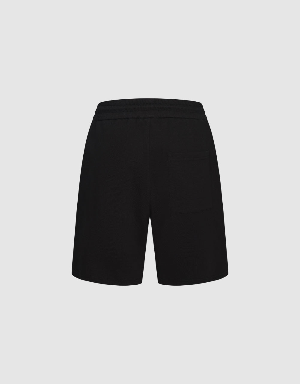 Drawstring Waist Knitted Shorts