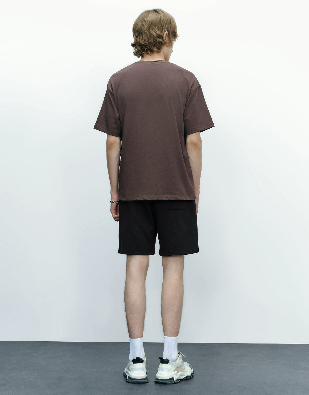 Drawstring Waist Knitted Shorts