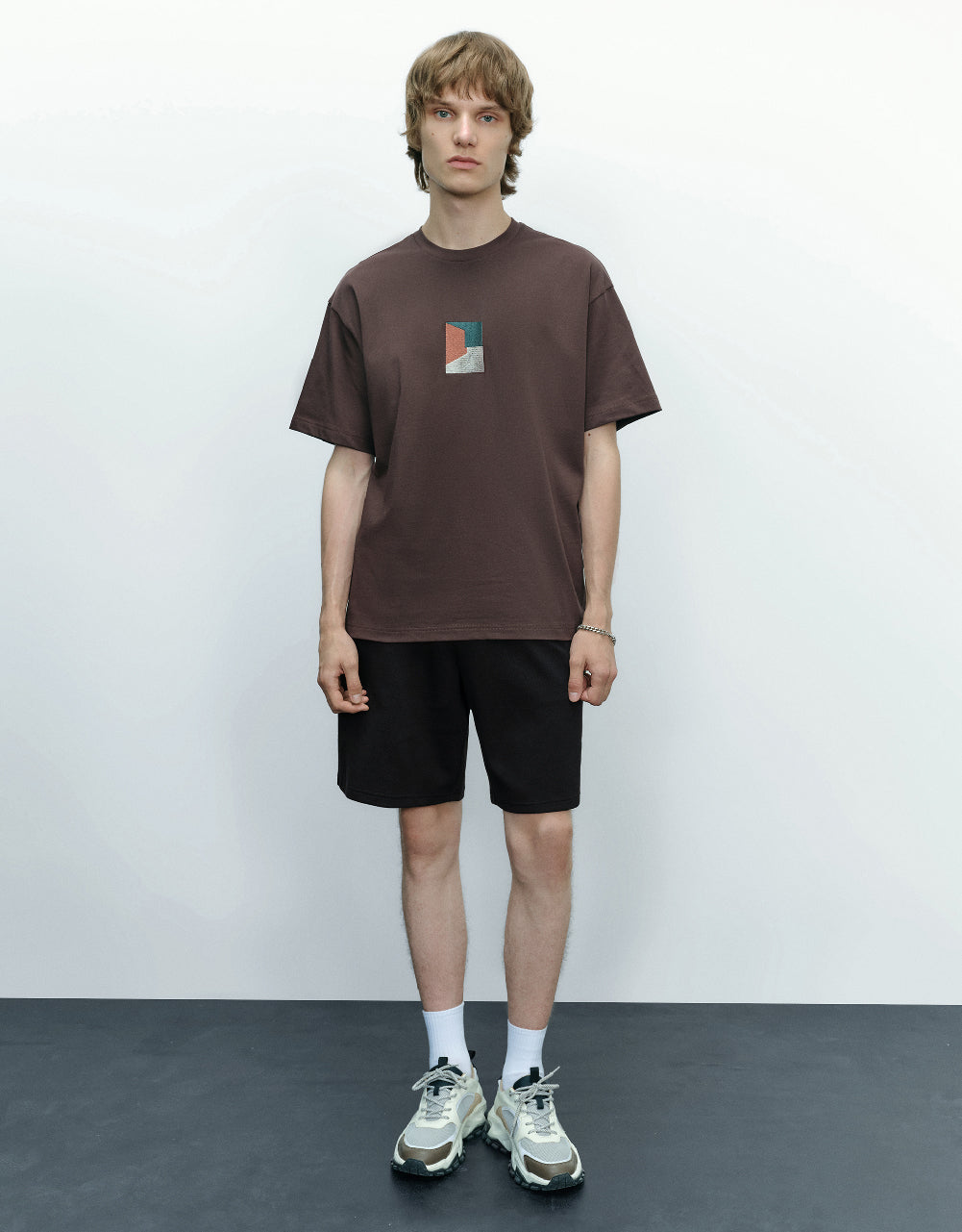 Drawstring Waist Knitted Shorts