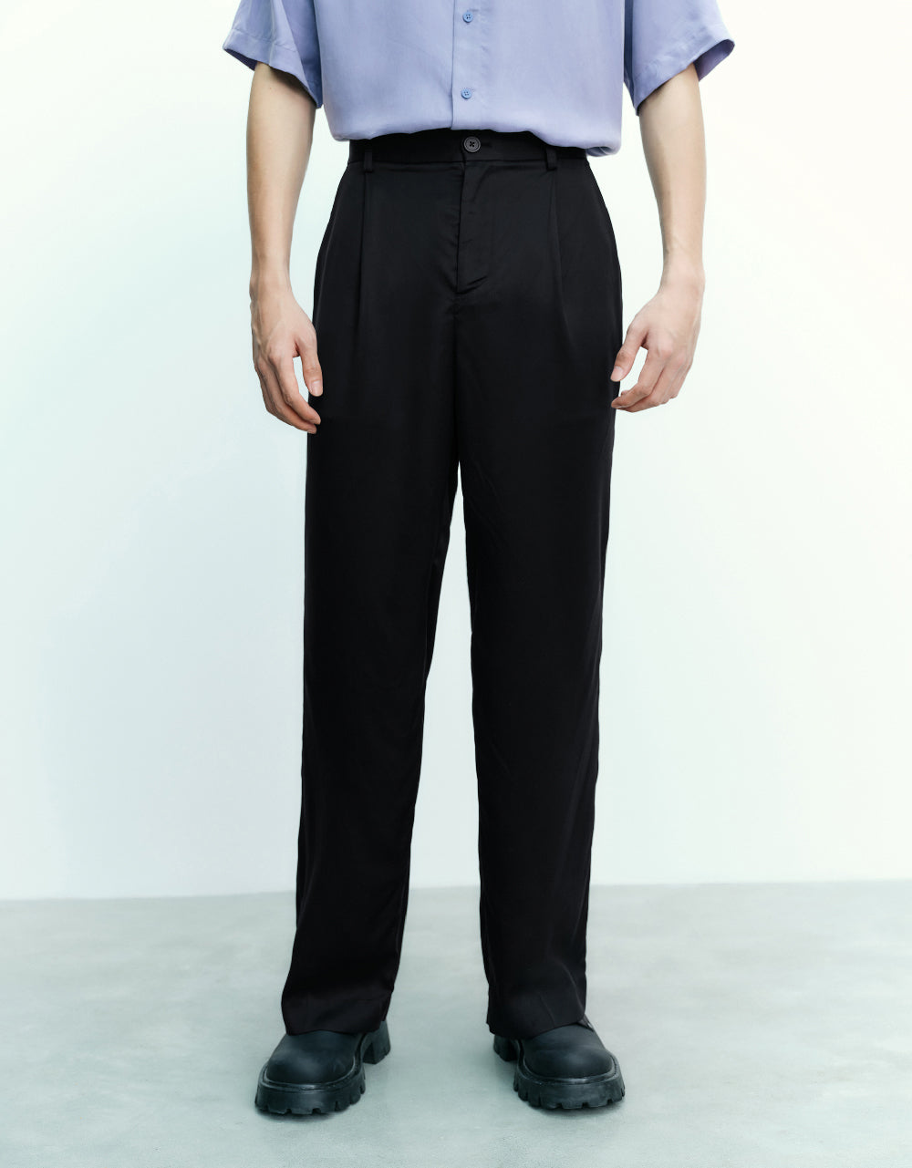 Loose Wide-Leg Pants