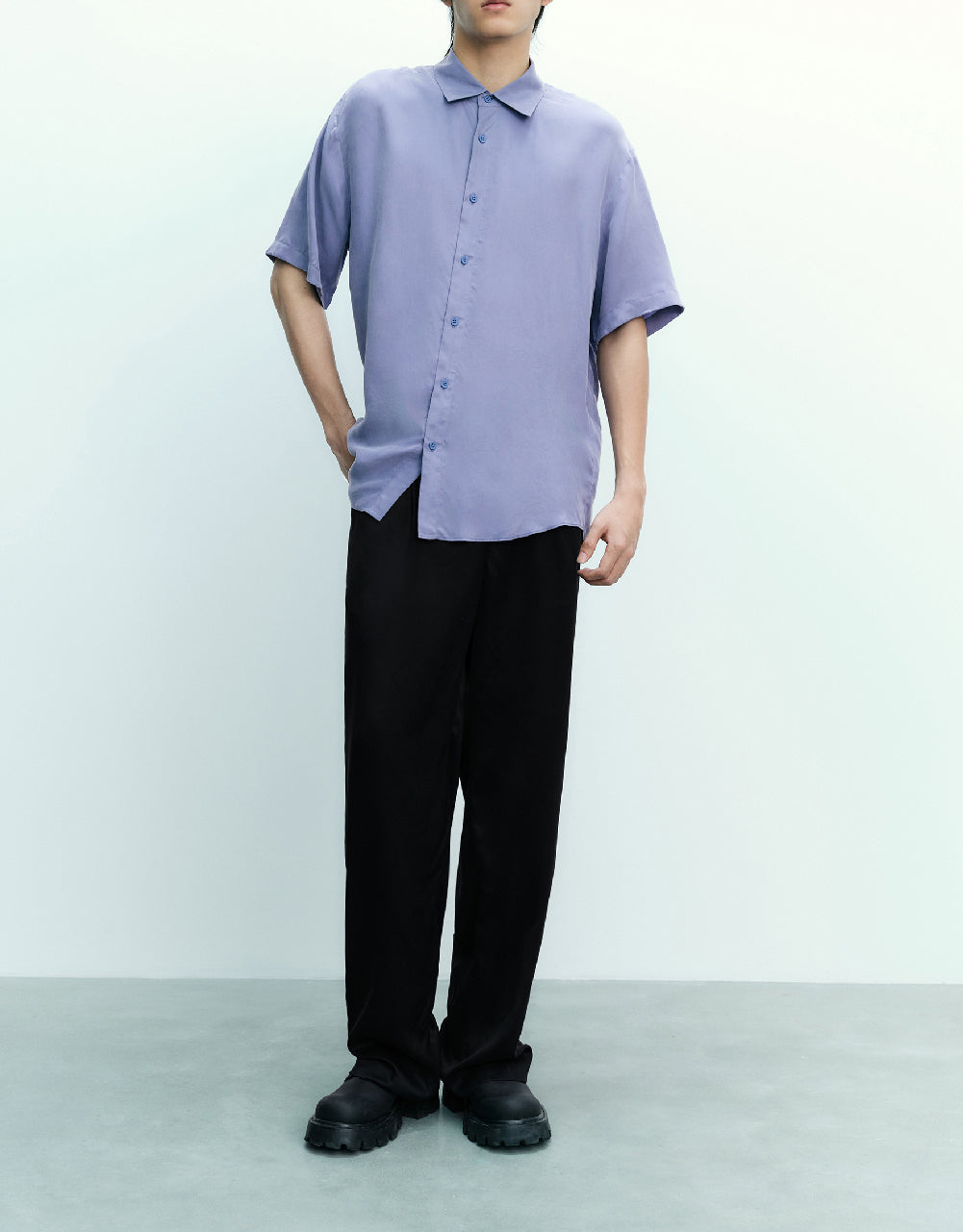 Loose Wide-Leg Pants