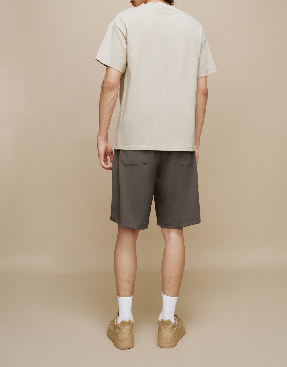 Drawstring Waist Oversized Shorts