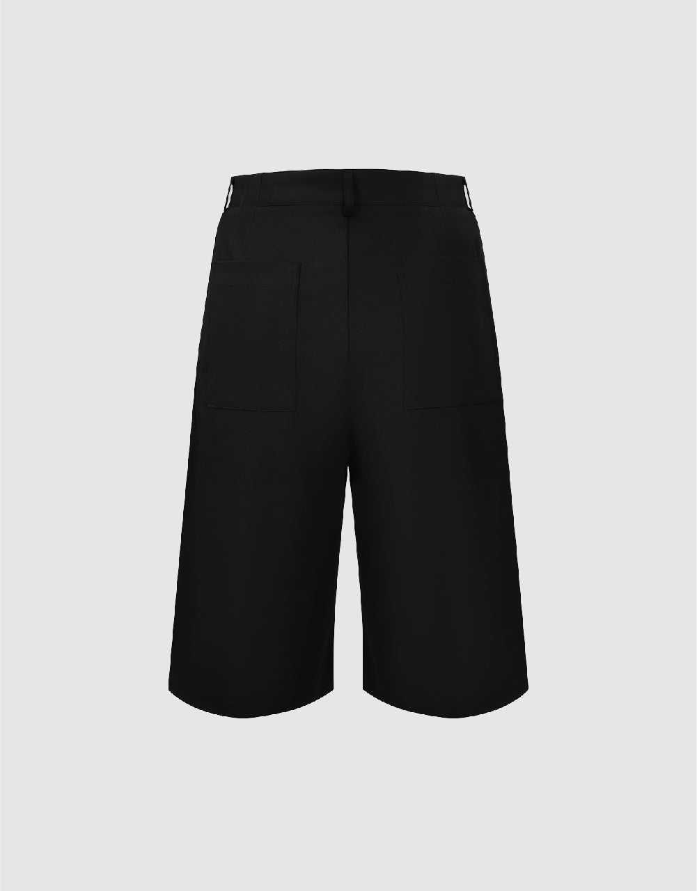 Raw Hem Oversized Shorts