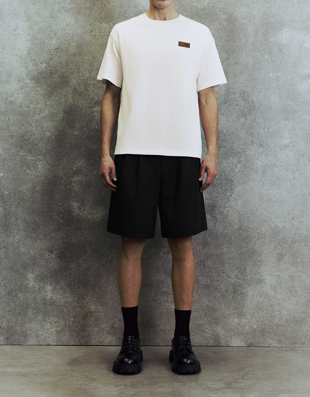 Wide-Leg Loose Shorts