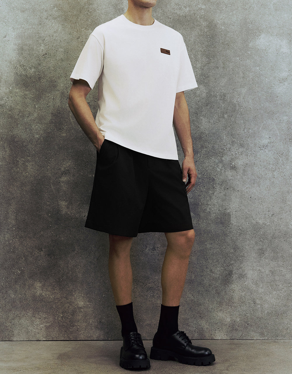 Wide-Leg Loose Shorts