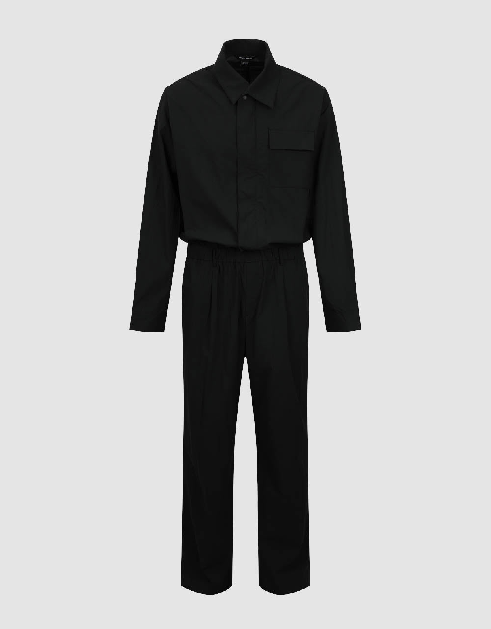 Lapel Oversized Jumpsuit