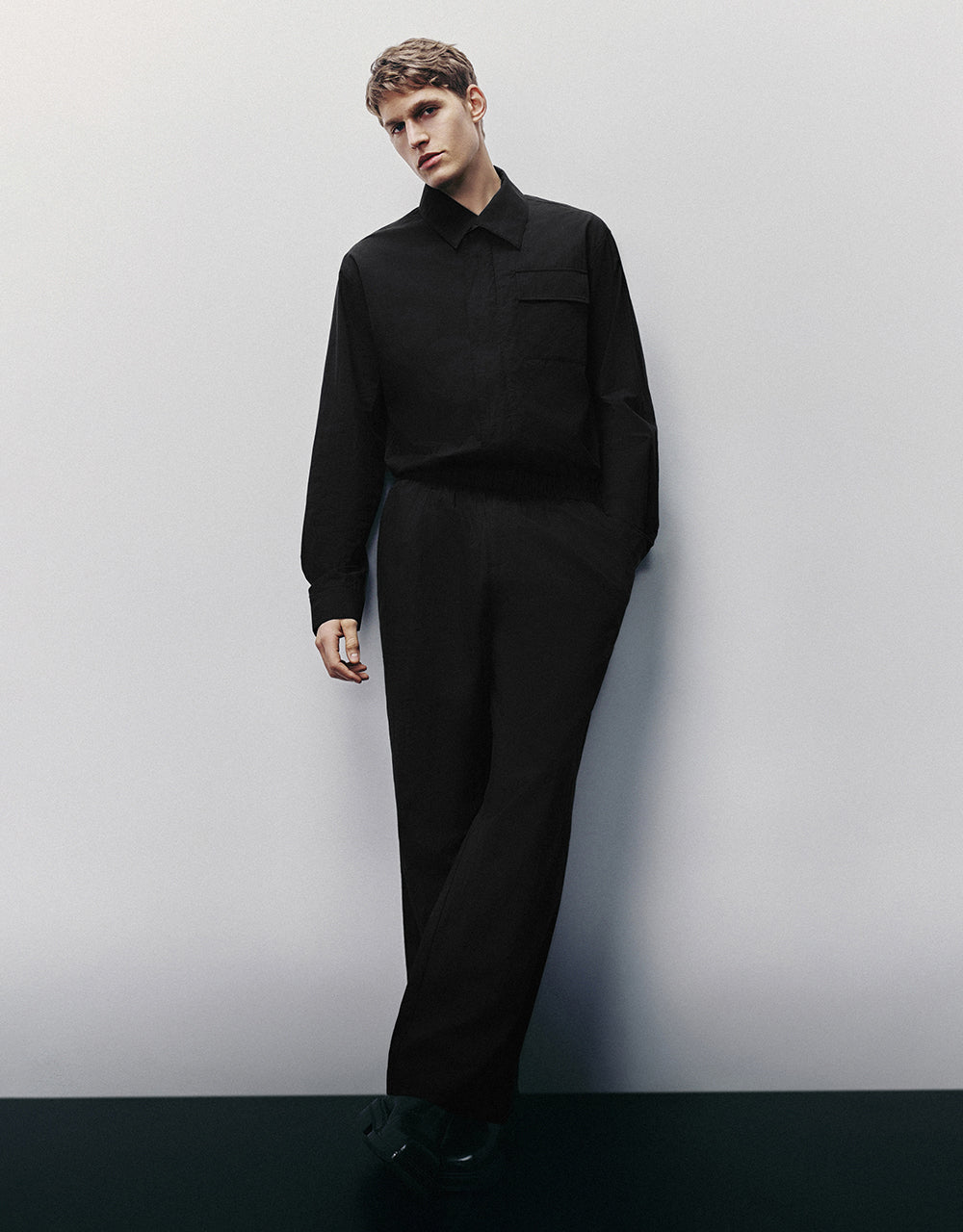 Lapel Oversized Jumpsuit