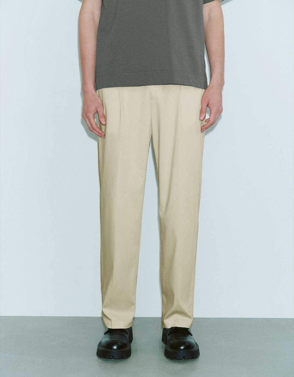 Tailored Straight Pants