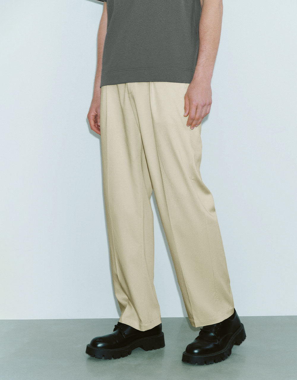 Tailored Straight Pants
