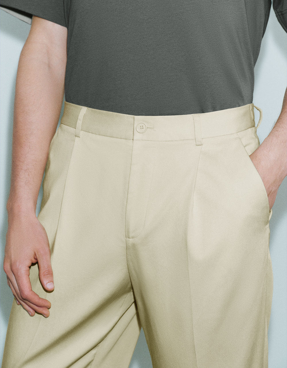 Tailored Straight Pants