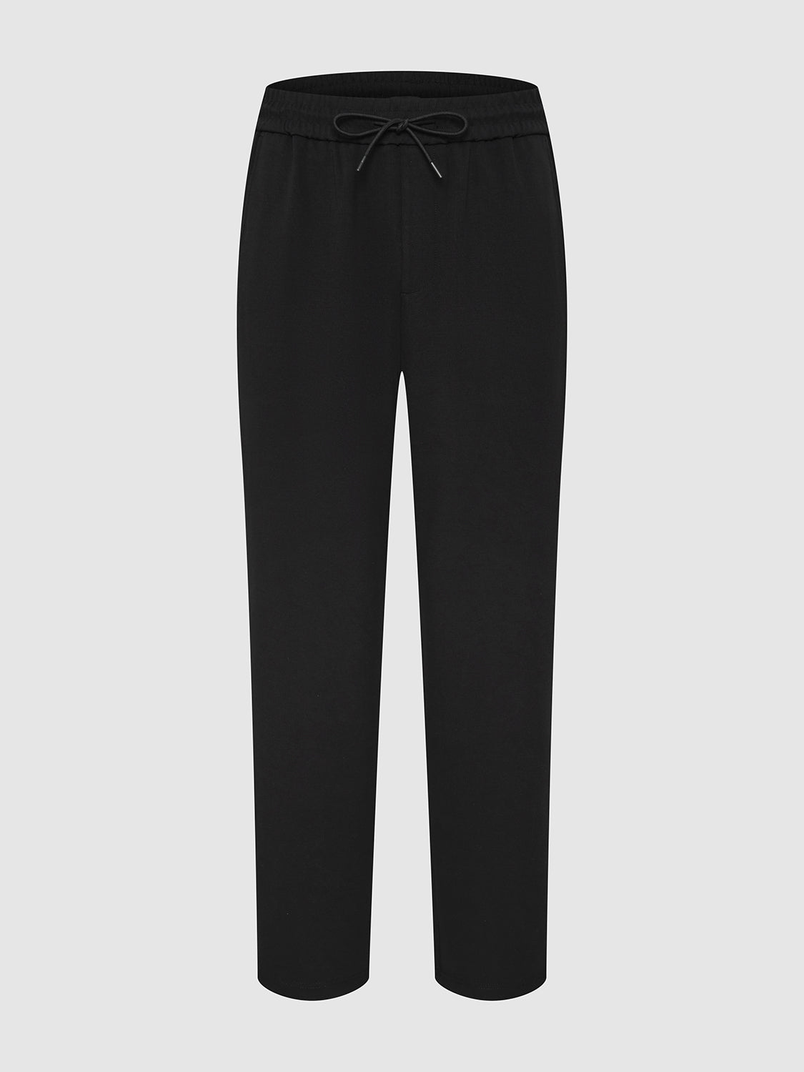 Drawstring Waist Carrot Fit Pants