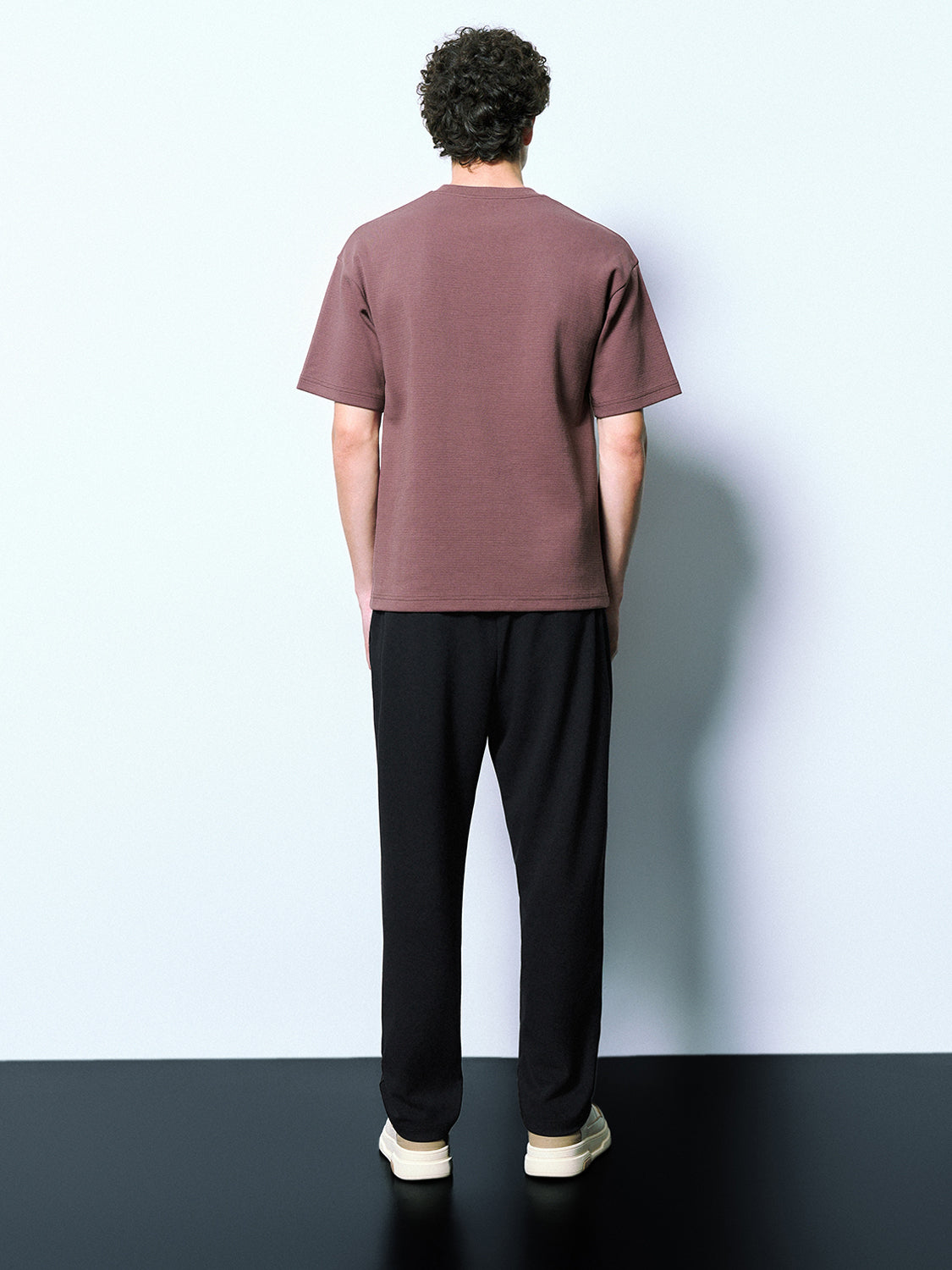 Drawstring Waist Carrot Fit Pants