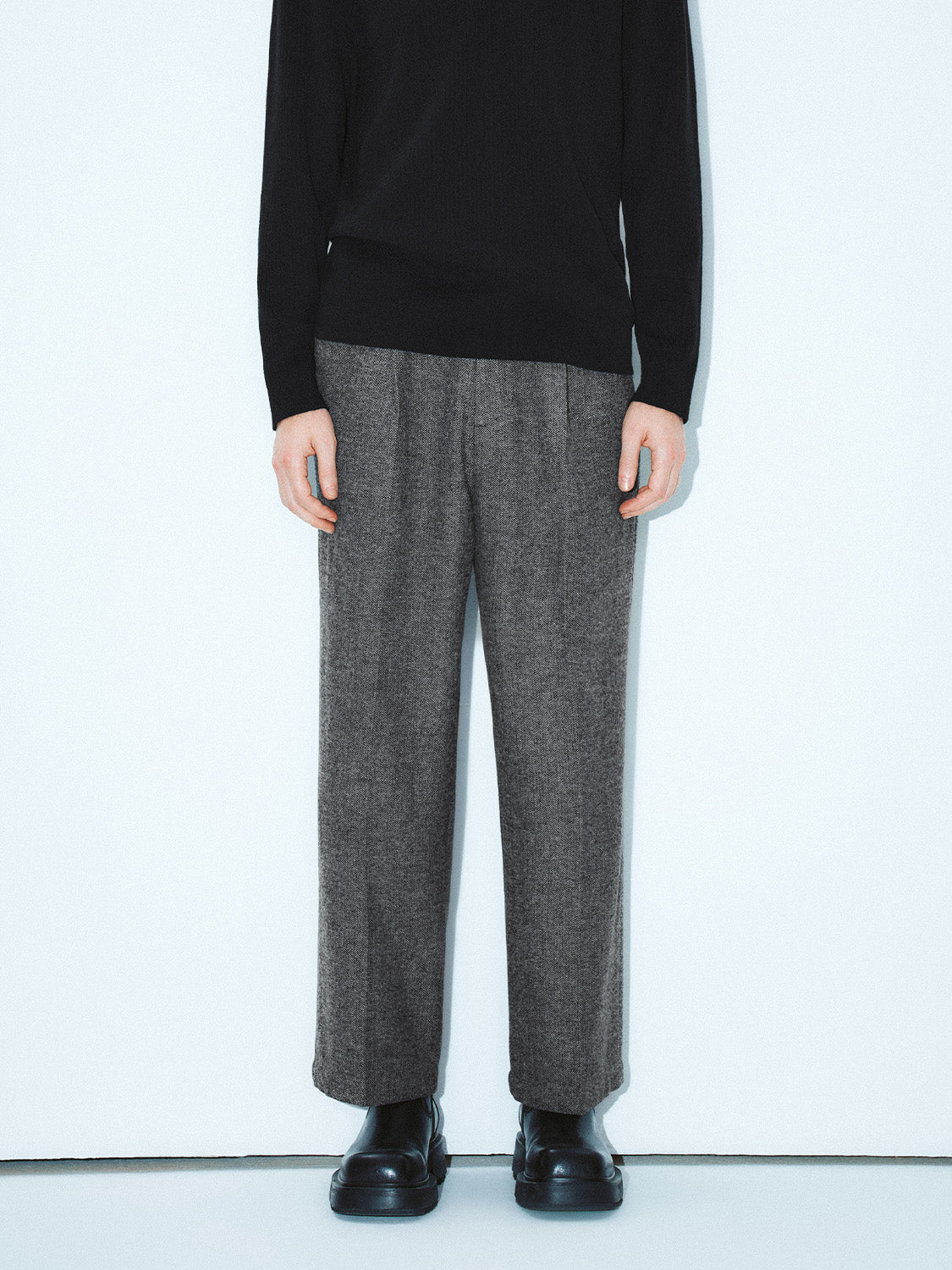 Regular Wide-Leg Pants