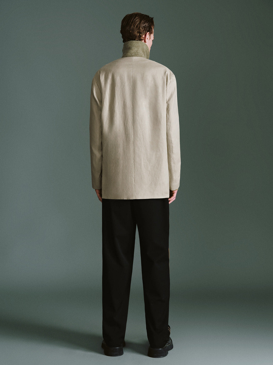 Loose Striped Straight Pants