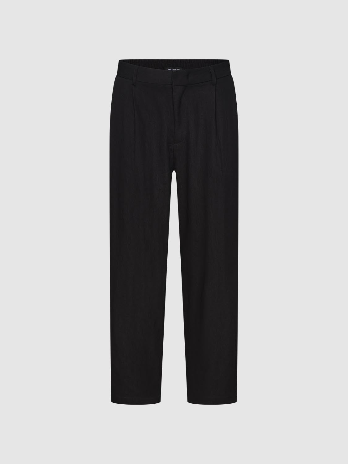 Pleated Tapered Pants