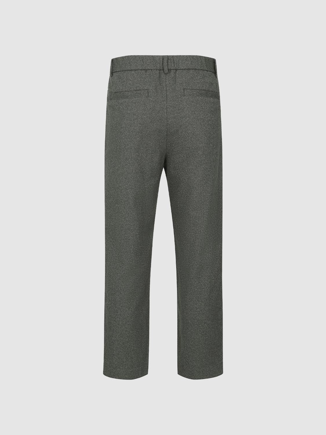 Pleated Straight Leg Pants