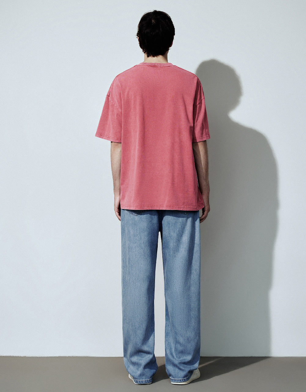 Drawstring Waist Straight Jeans