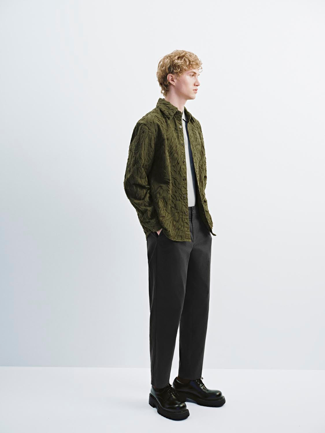 Patch Pocket Embroidered Shirts