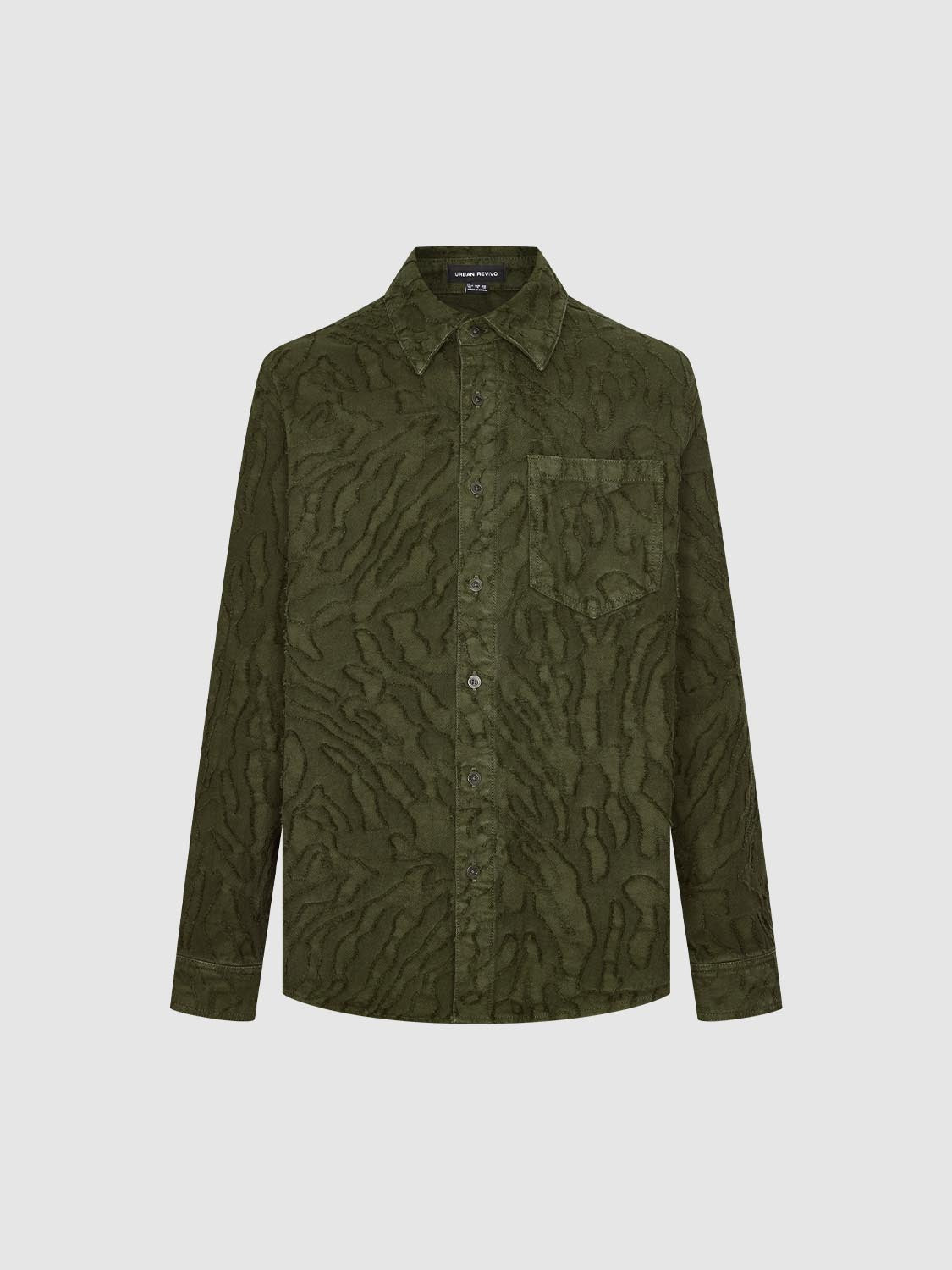 Patch Pocket Embroidered Shirts