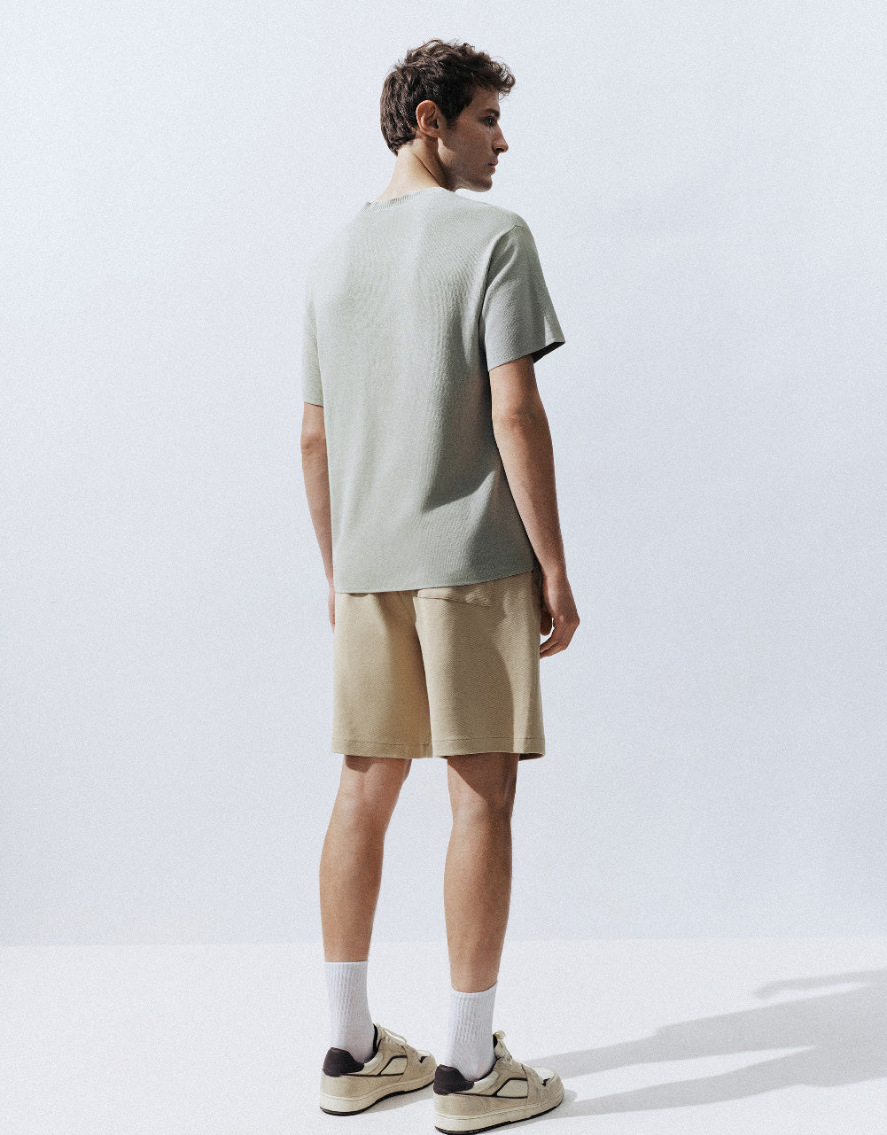 Flower Embroidered Knitted T-Shirt