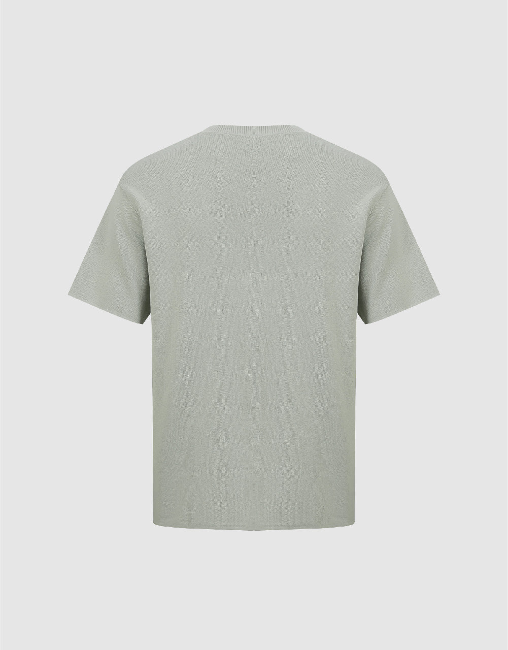 Flower Embroidered Knitted T-Shirt