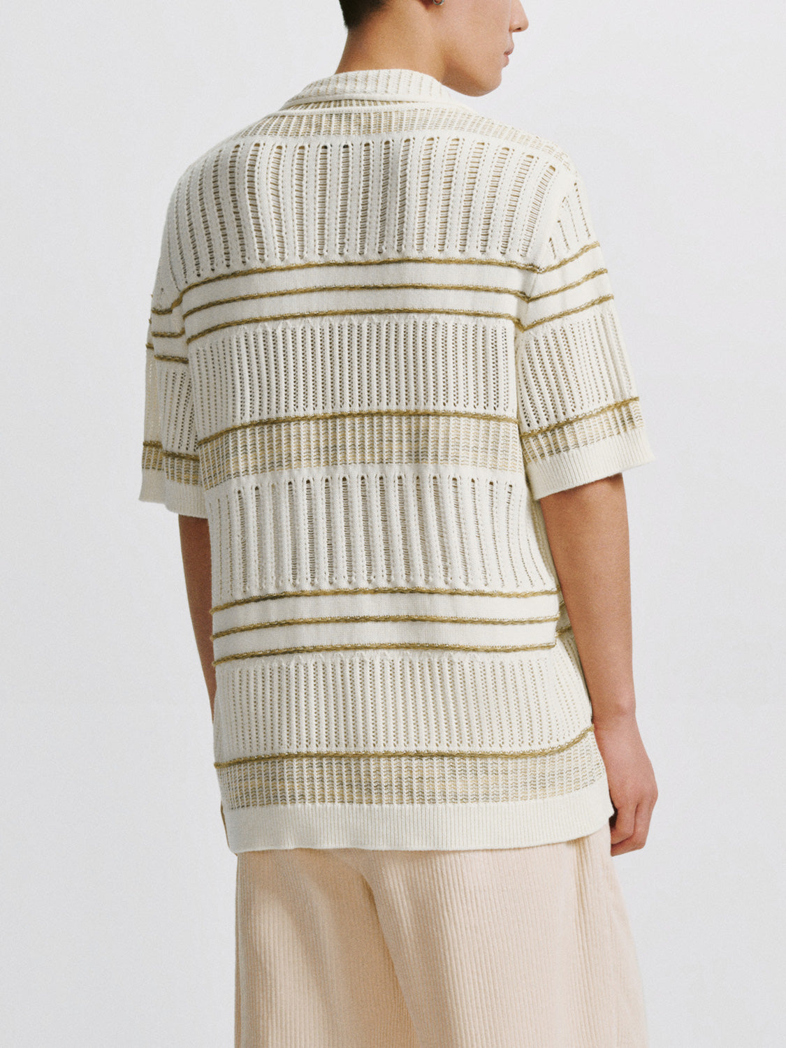 Striped Knitted T-Shirts