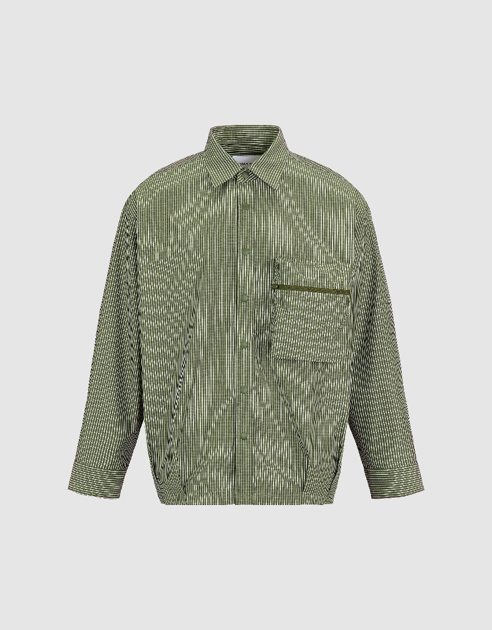 Striped Jacket With Pocket