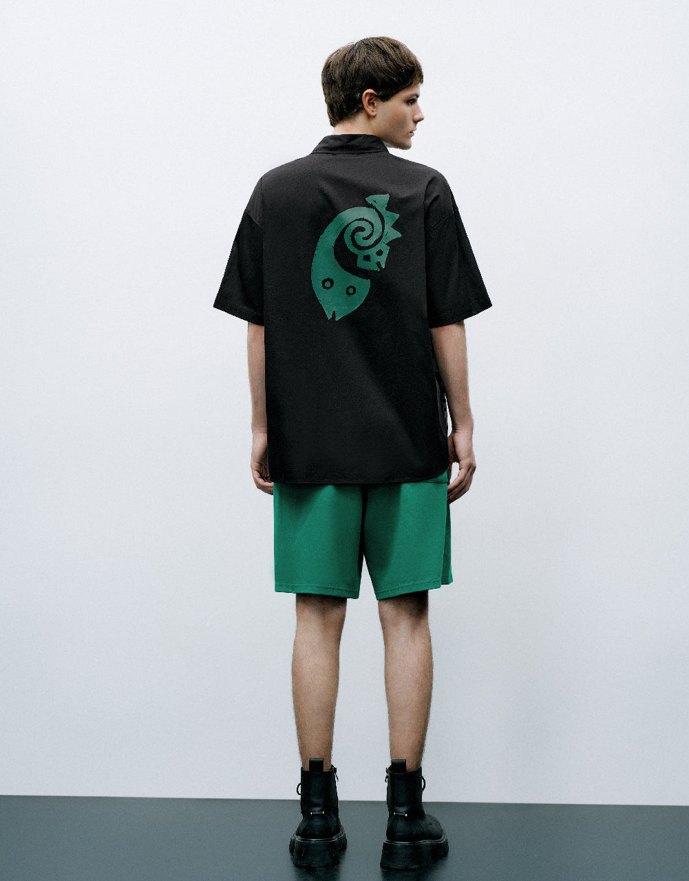 Drop Shoulder Sleeve Loose Shirt