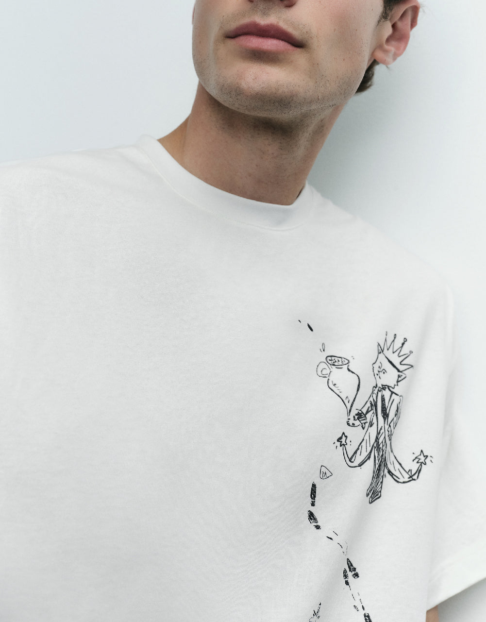 Printed Crew Neck T-Shirt