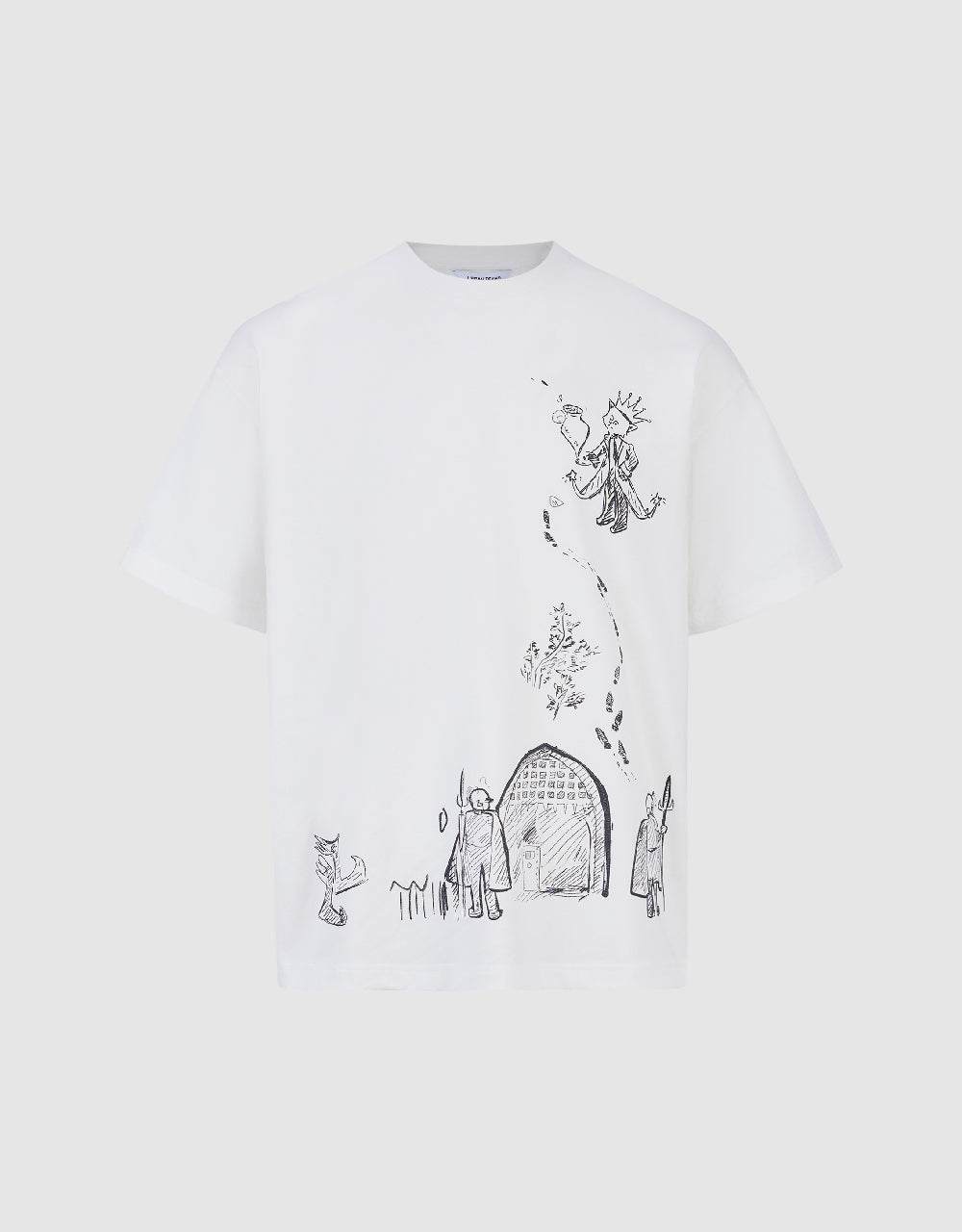 Printed Crew Neck T-Shirt