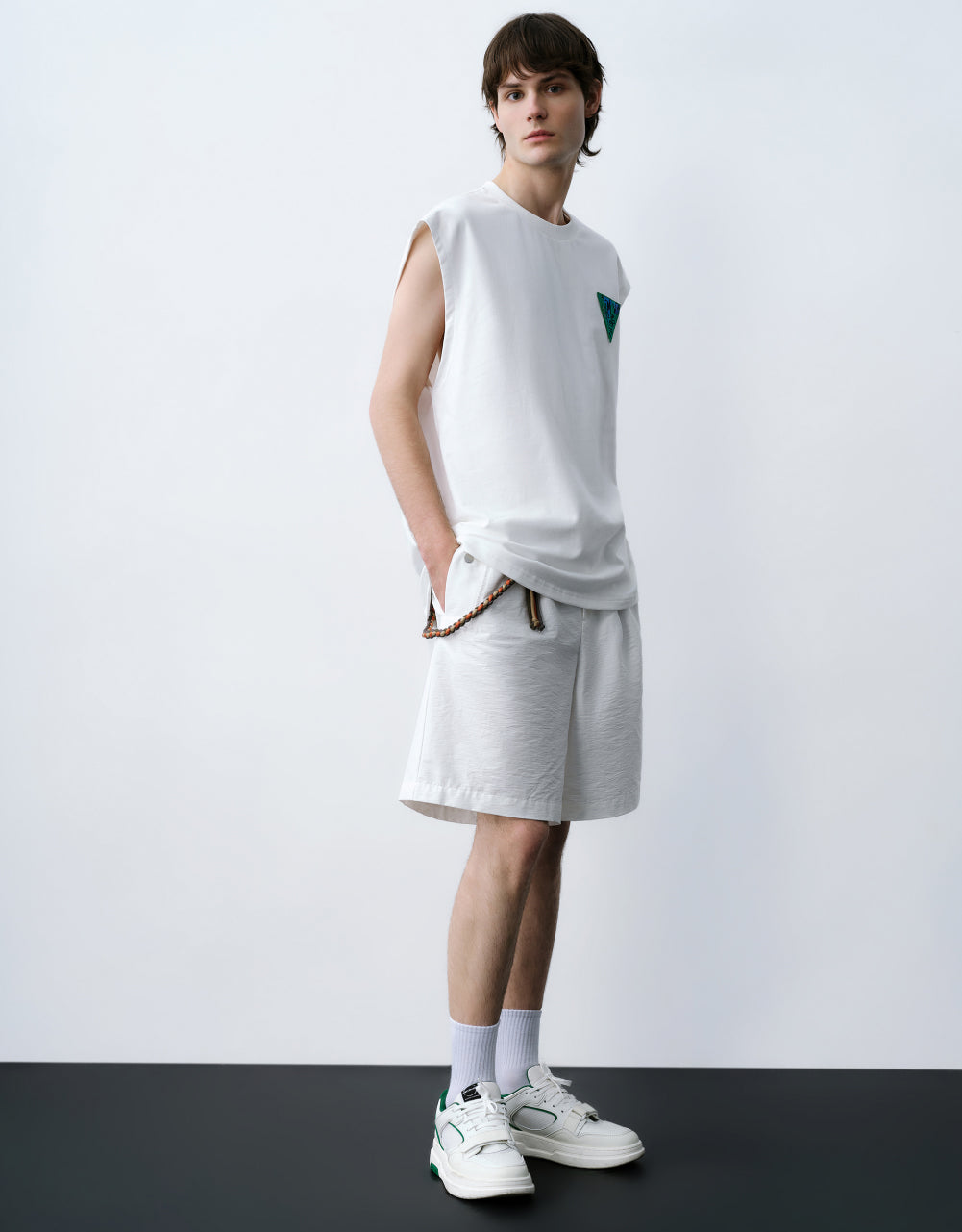 Triangle Embossed Tank Top