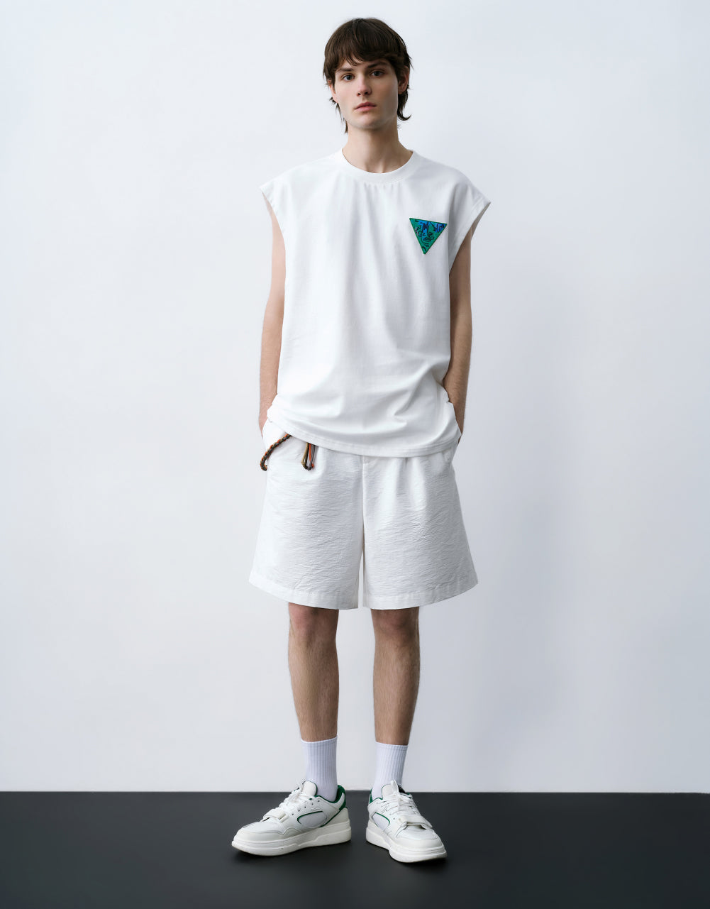 Triangle Embossed Tank Top