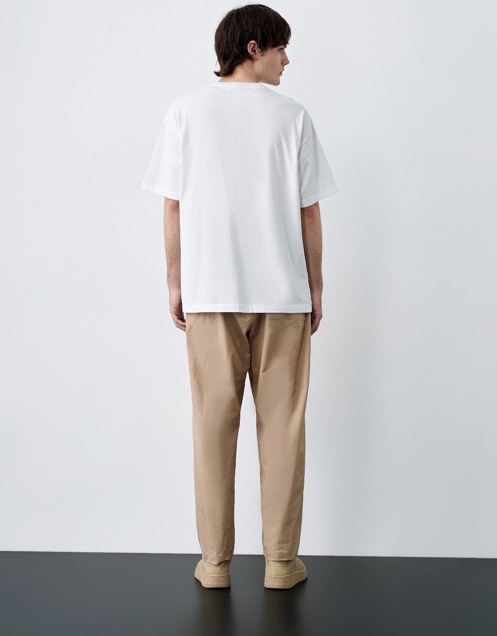 Human Face Printed Crew Neck T-Shirt
