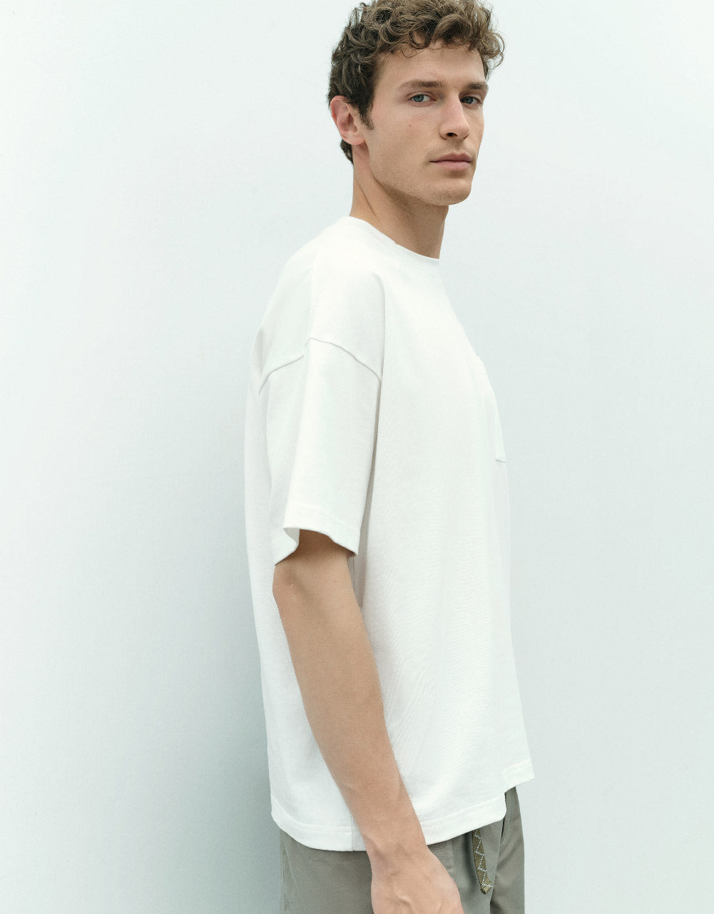 Crew Neck T-Shirt With Pocket