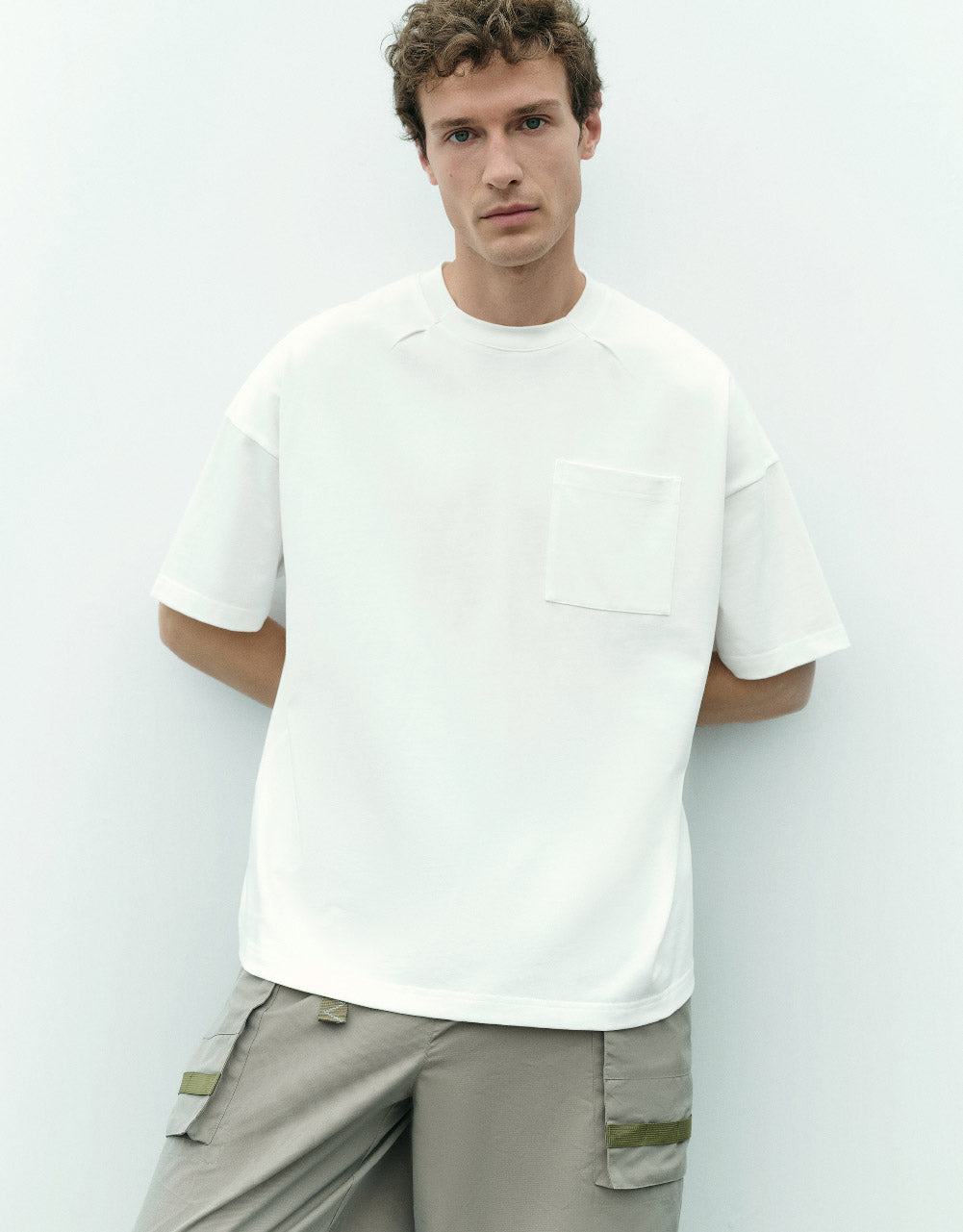 Crew Neck T-Shirt With Pocket